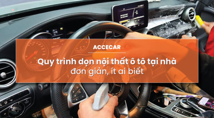 dọn nội thất ô tô