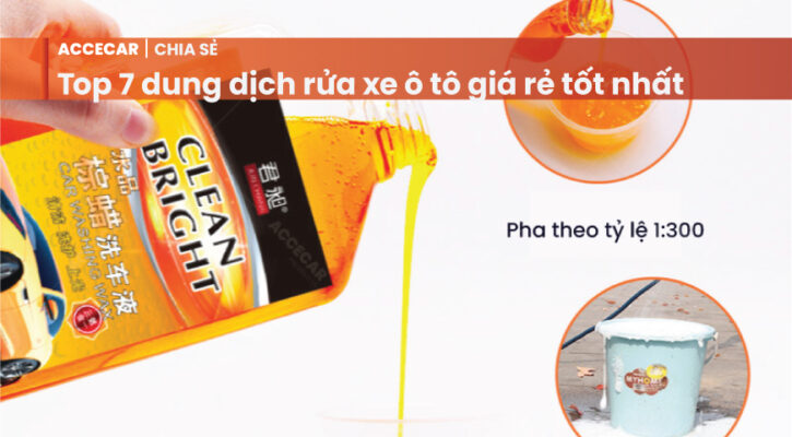 dung dịch rửa xe ô tô