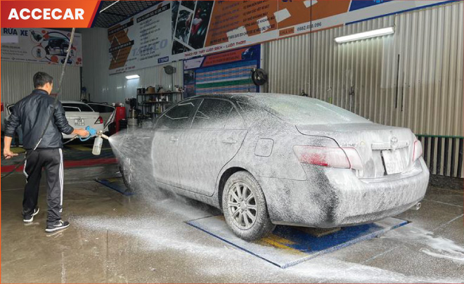 dịch vụ rửa xe ô tô